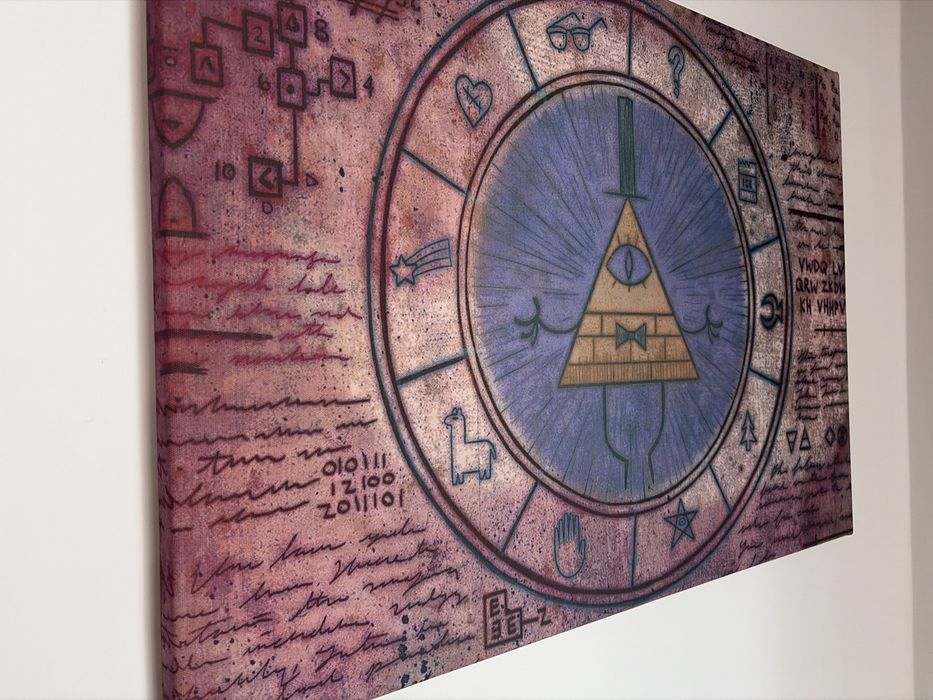 tablou gravity falls(ciudateni)