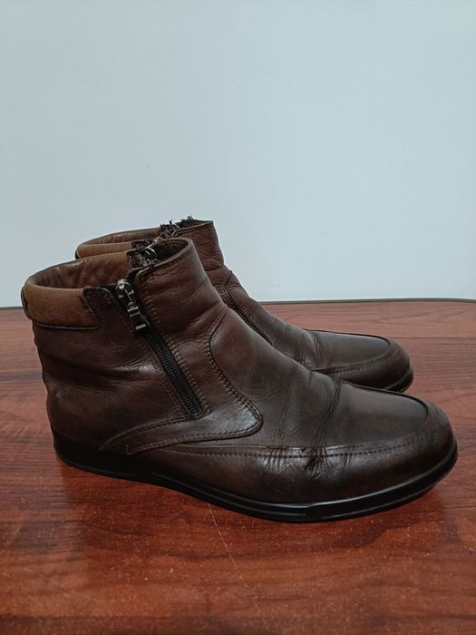 Кожанные ботинки, обувь, осень, весна, зима