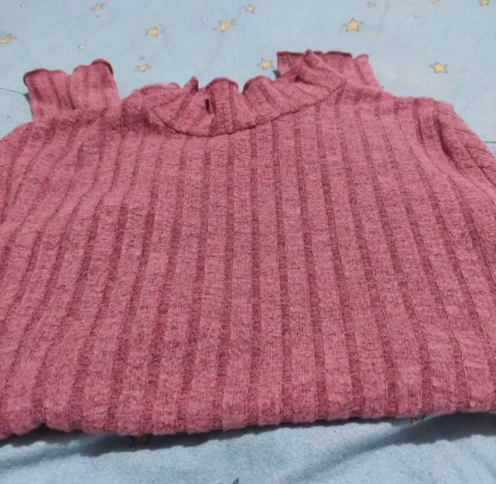 Maleta casual fucsia tricot