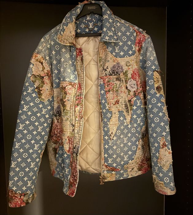 LV Destroyed Workwear Denim Jacket