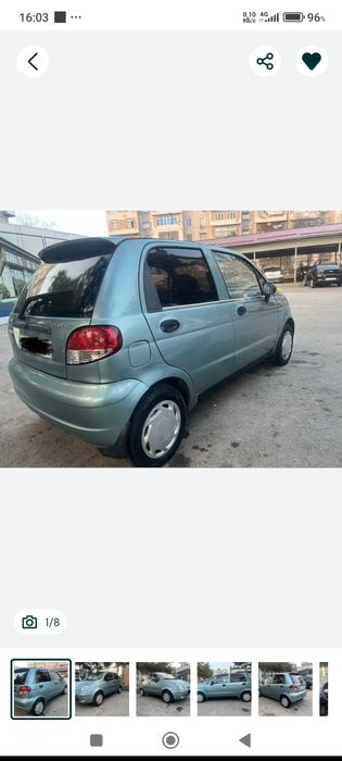 Матиз кунлик аренда