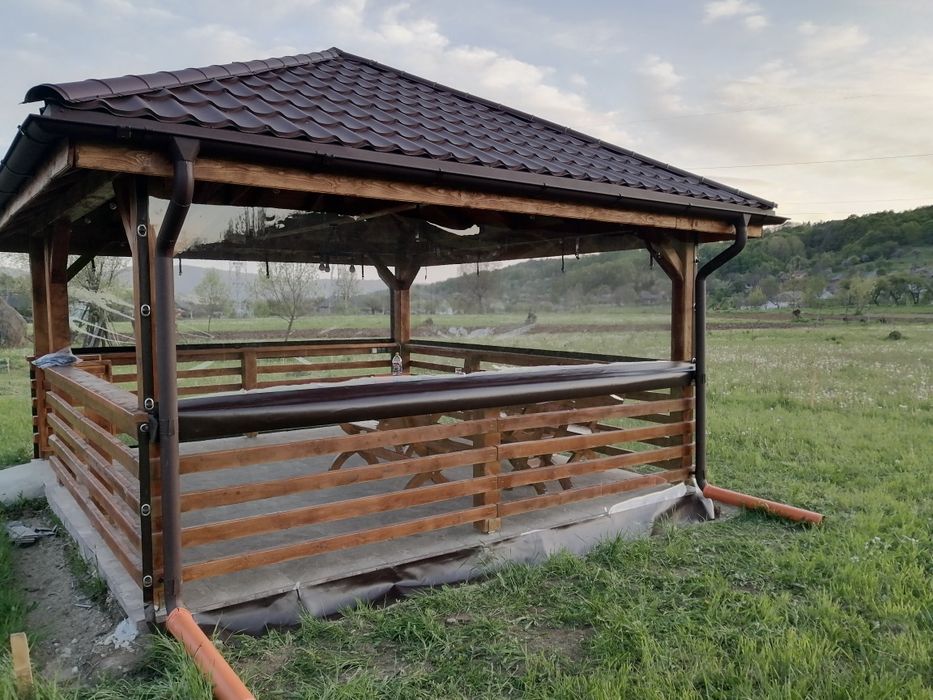 Pereți transparenți, folie închidere terasa, prelata închidere terase