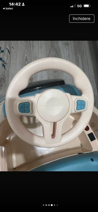 Masinuta electrica copii cu sunete si lumini