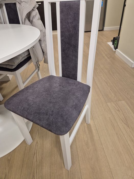 Masa + 4 Scaune culoare Alb