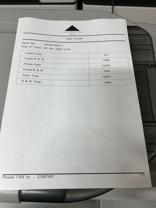 Multifunctional Ricoh MPC307spf