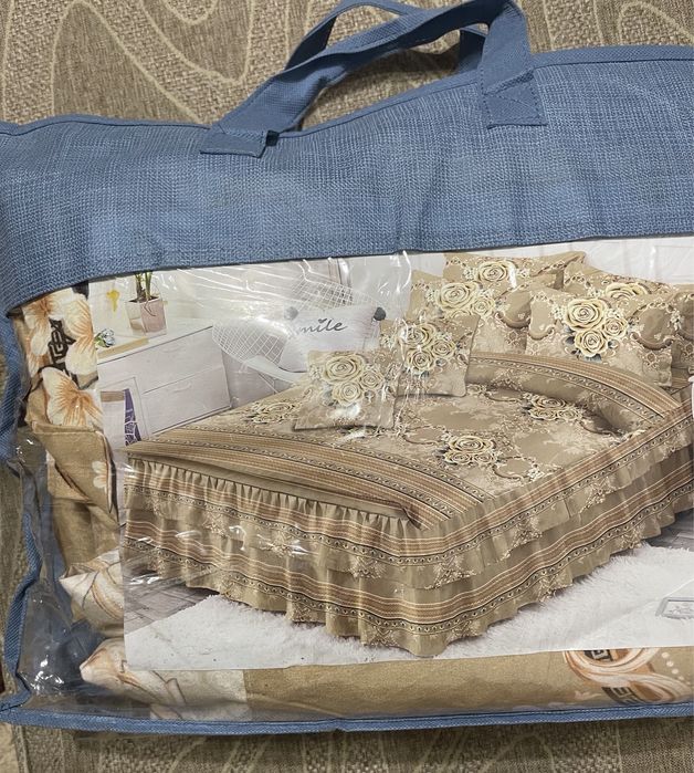 Set lenjerie de pat finet - super king - noua, in ambalaj