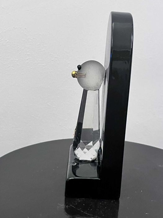 Bibelou statueta BOHEMIA cristal pe soclu marcat bibelouri ieftin