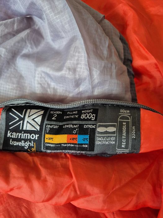 Karrimor Travellight 2 Sleeping Bag (спален чувал 800 гр.)