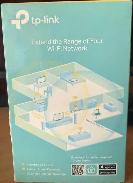Усилвател/Разширител/Репитер за Wi-Fi сигнал TP-Link TL-WA860RE