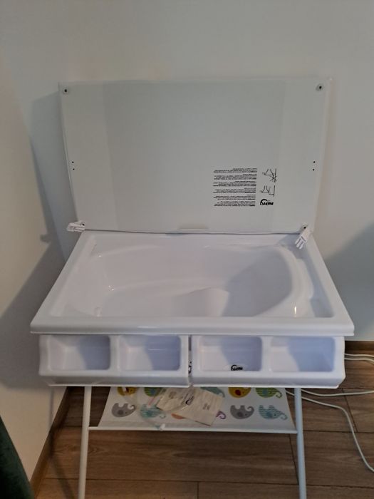 Cadita bebe cu saltea de infasat, coșuleț bebe cu anti reflux