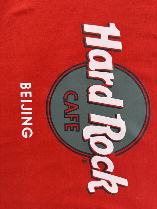 Tricou HARD ROCK CAFE Beijing Rosu Barbati | Marime M