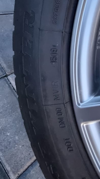 Jante 17"Bmw g30 Cauciucuri iarnă 7mm Stare Nouă Import Germania