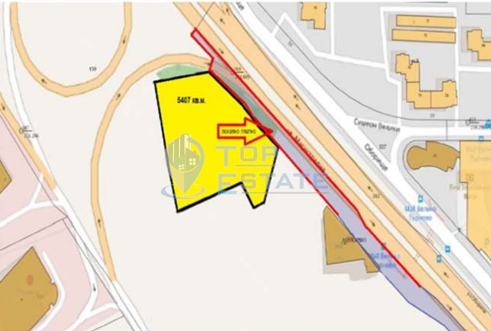 Продава се Парцел в Велико Търново, Промишлена зона - Запад - 5407 кв.м за 180 €/кв.м - Снимка #2