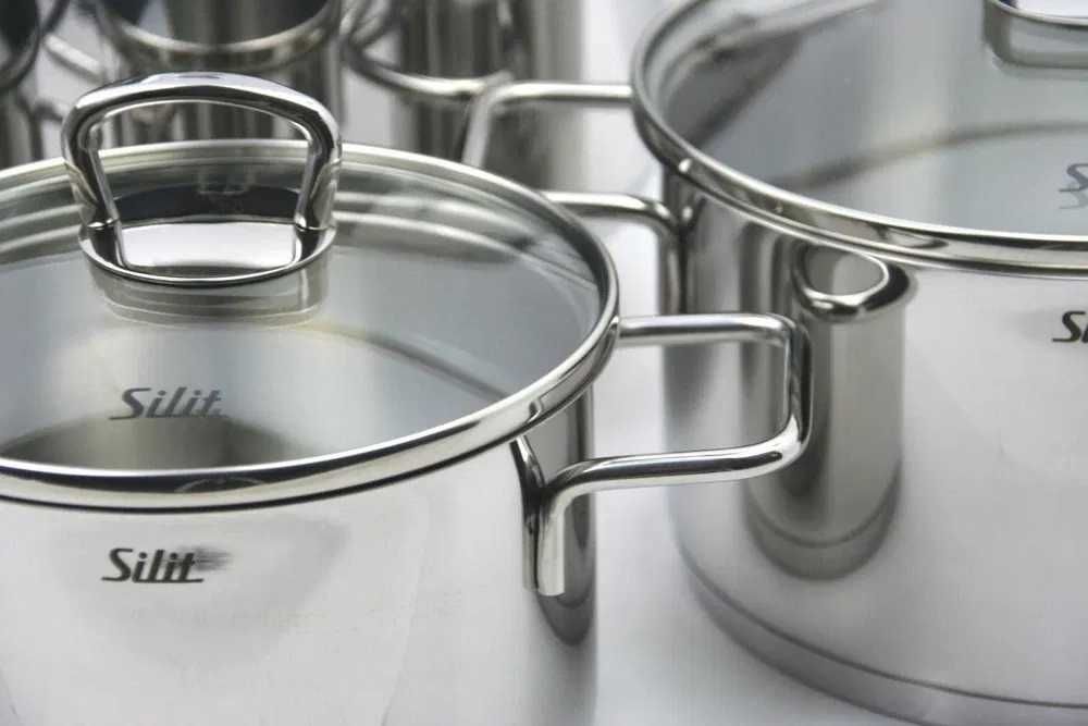 Комплект от 3 броя Тенджери на SILIT Alicante със стъклени капаци