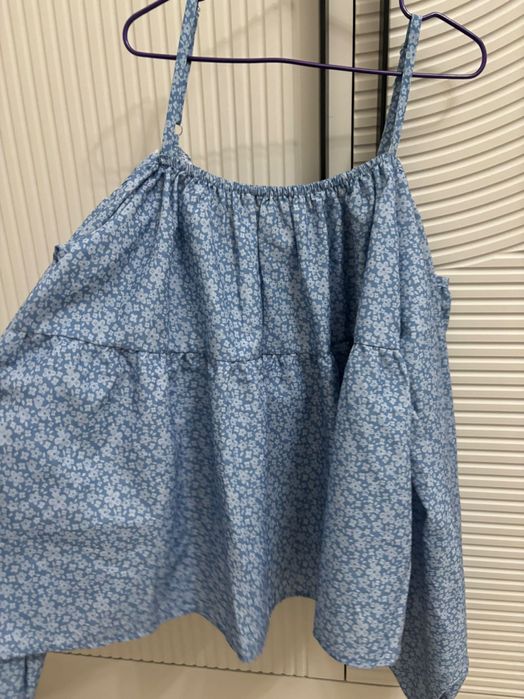 Летняя кофточка(синяя)