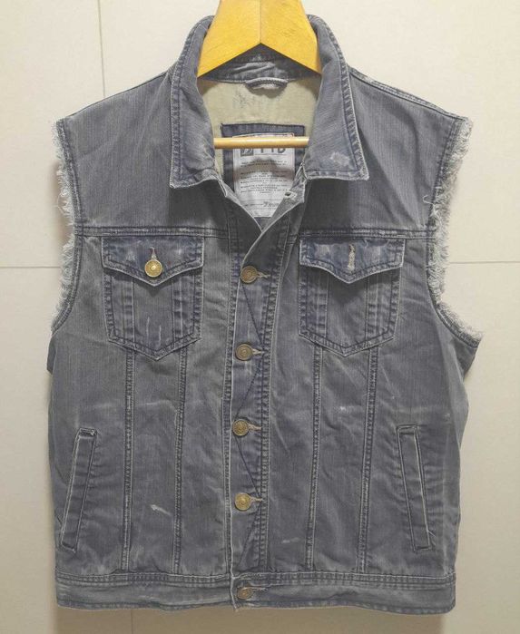 Tom Tailor джинсовая куртка без рукавов / 50-52р. Винтаж.