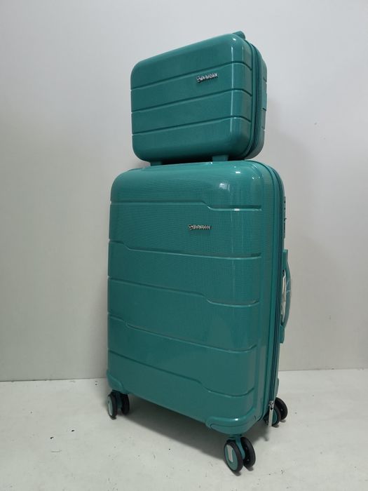 Куфари комплект - 2 части (среден размер +чанта) от полипропилен / без