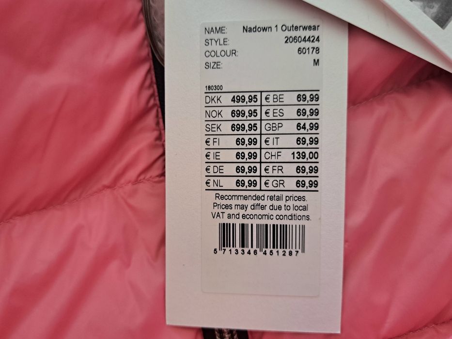 Fransa-Ориг.Дамско пухено яке Ново!!!