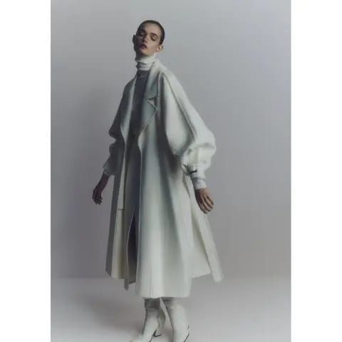 Palton lana Massimo Dutti Studio