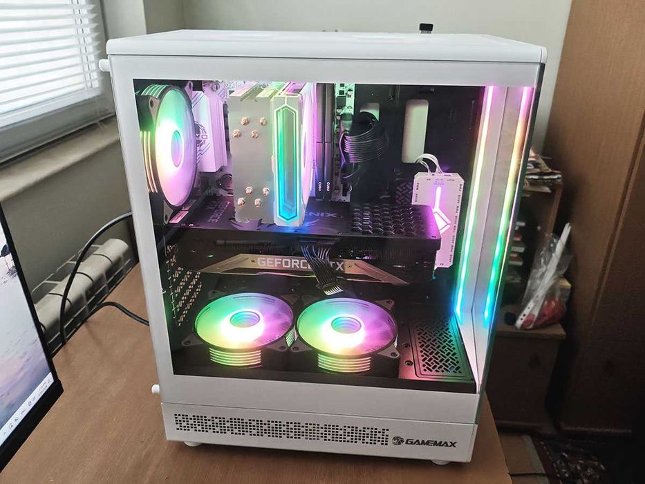 Геймърски компютър, Ryzen 5700x, Rtx 3070, 32gb Ram, 1tb nvme, 850W