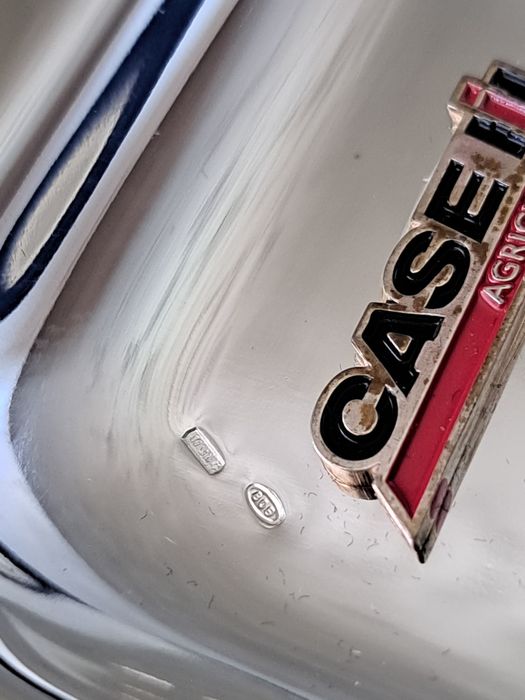 Tavă argint masiv 808 Airargenti Torino – cadou corporate CNH / New Ho