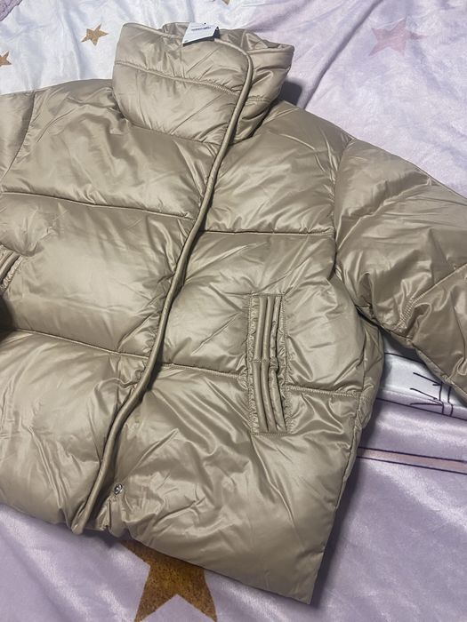 Ново!!! Зимно яке, пуфър. Бежов цвят, размер 42
