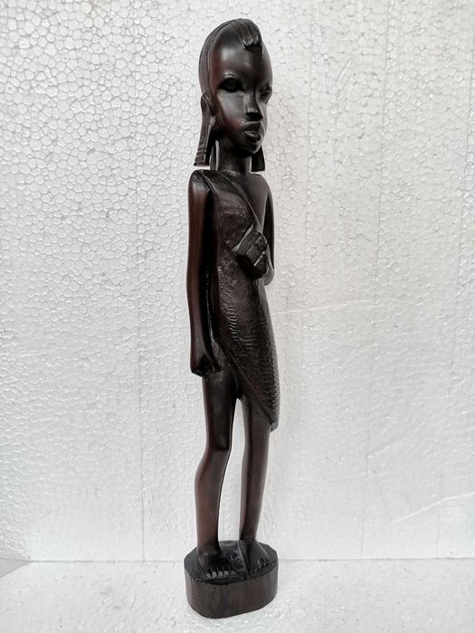 statueta unicat sculptura lemn arta africana veche,antichitati
