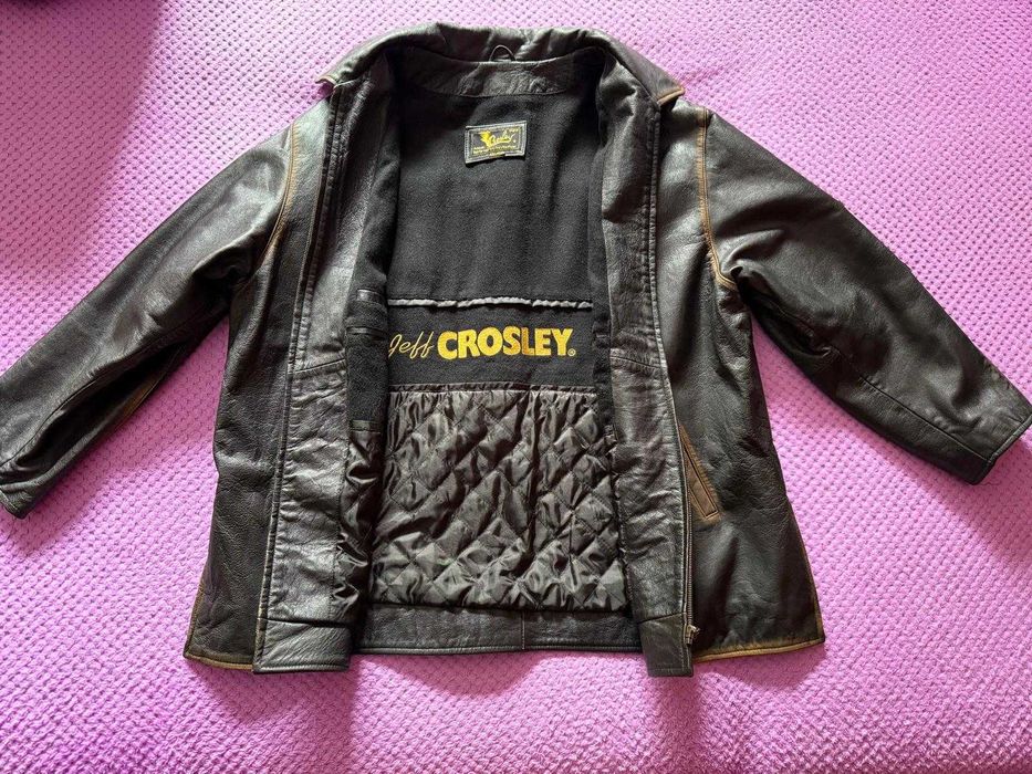 Geaca din piele Jeff Crosley