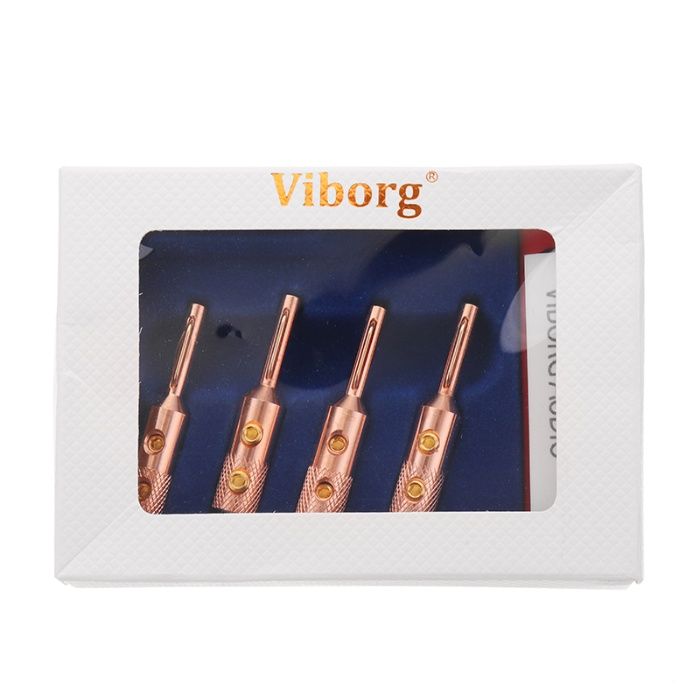 Viborg tip banana din cupru - 4 buc.