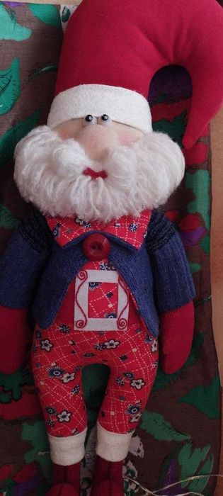 Кукла Санта Клаус ручная работа