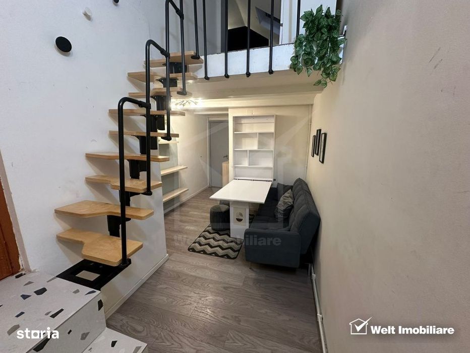 Apartament 1 camera + mansarda, zona Intre Lacuri