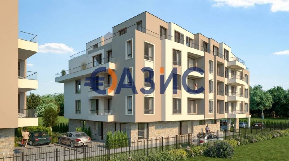 2-стаен апартамент на 3-ти етаж, Флора Бийч, Сарафово, Бургас - 64,8 кв. м.,#34108994
