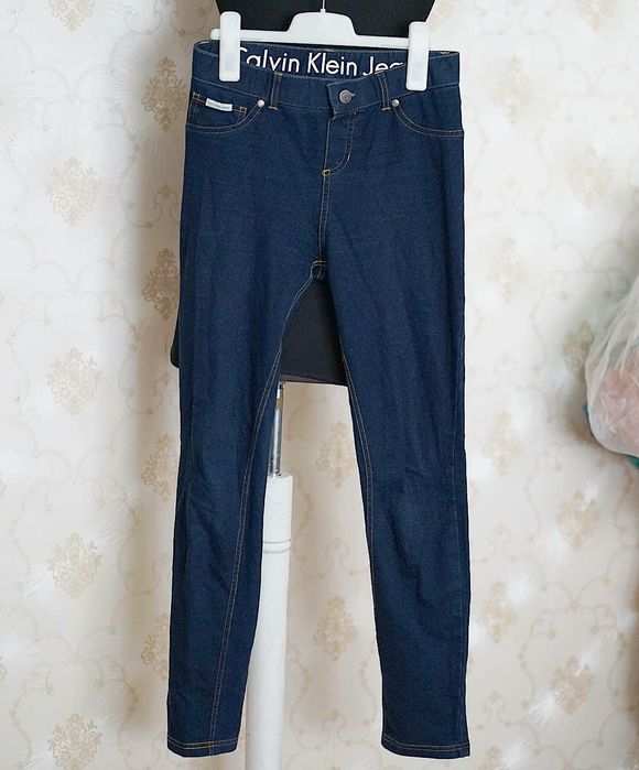Blugi skinny cu talie înaltă Calvin Klein
