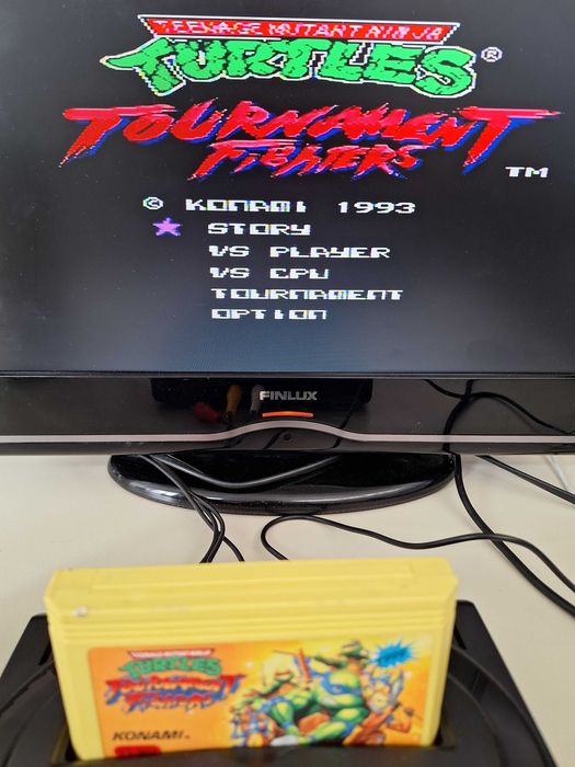 Turtles Tournament Fighters, caseta discheta clasica cu joc consola TV