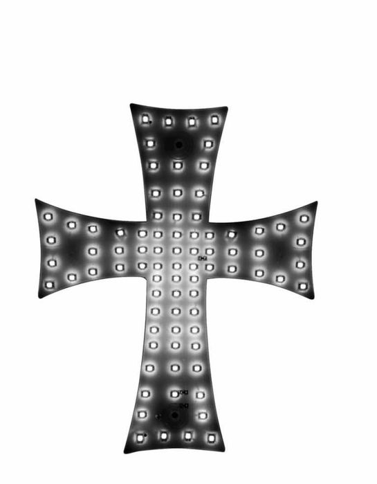 Светещ 81 LED диоден кръст за Kамион 24V - 3 цвята.