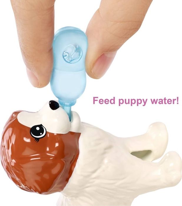 Летяща кукла DC Super hero girls и Barbie комплект с кученца