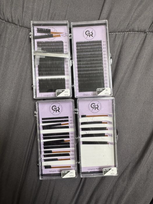 Кутии с мигли(ръчни снопчета)