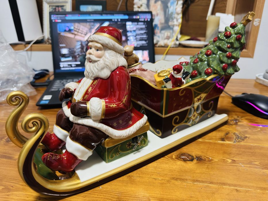Villeroy & Boch: немецкий фарфор рождественские сани с музыкой