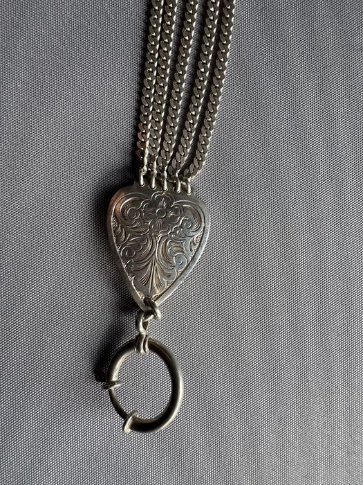 Lant din argint pentru ceas