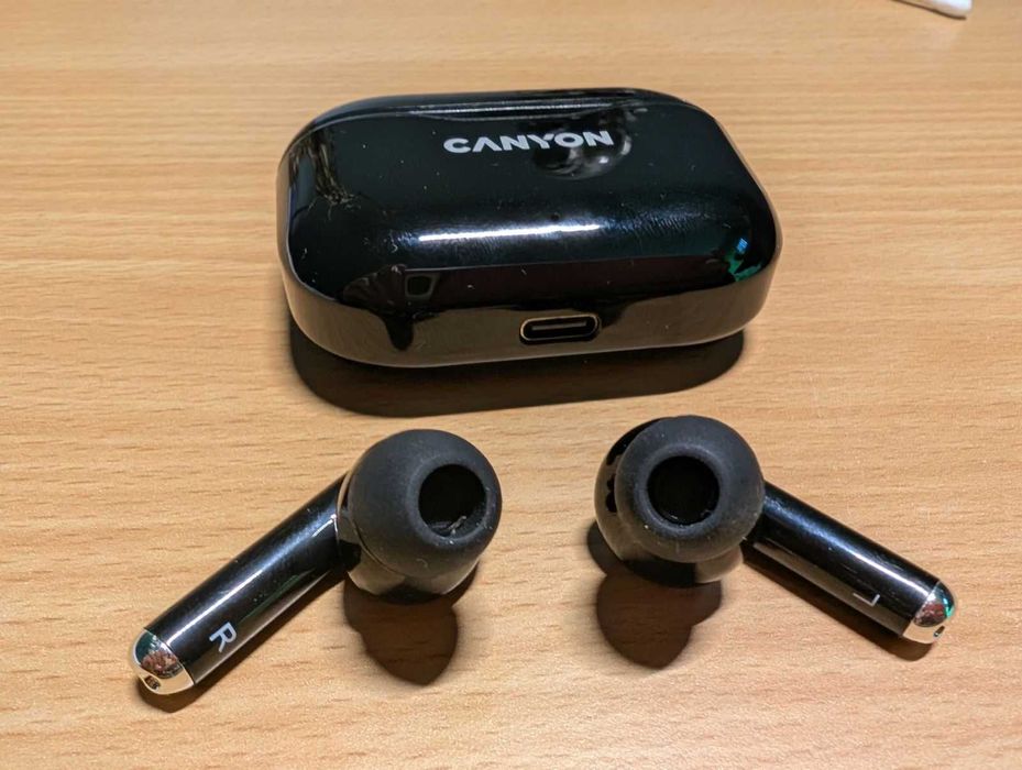 Безжични слушалки Canyon - CNS-TWS10, ANC, черни