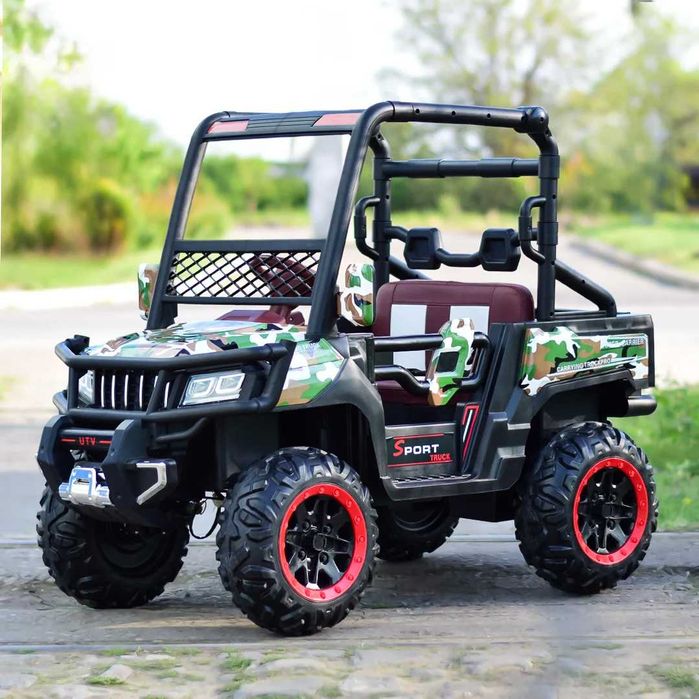 Детско Акумулаторно Бъги Super-Carrier UTV, 4x4, 140W, 12V/7Ah