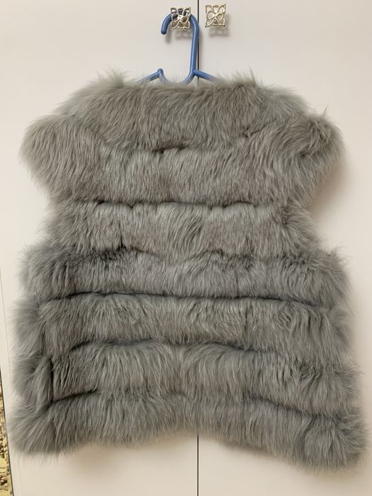 Жилет натуральный песец