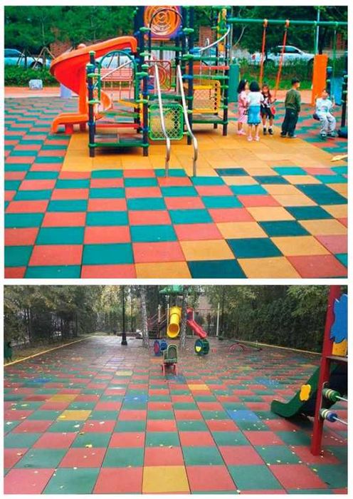 Rezina blok. plitkalar. Birinchi qo'l, Резиновая брусчатка. Плитка