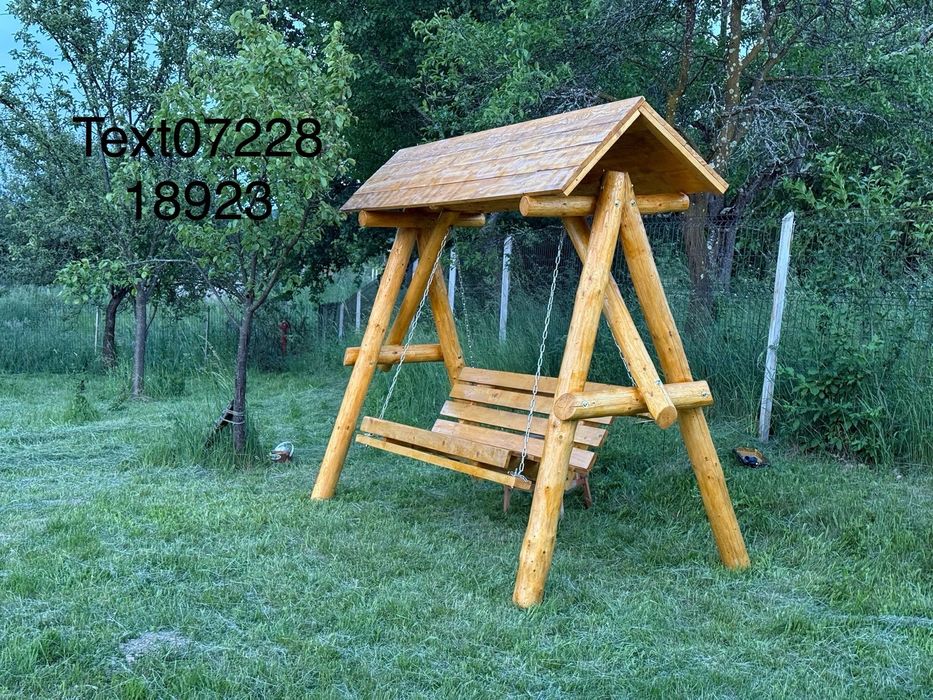 Mobilier De Gradina Balansor masa cu bancute fîntina Rustica foisore terasa etc mai multe de tali la tel 0722818923