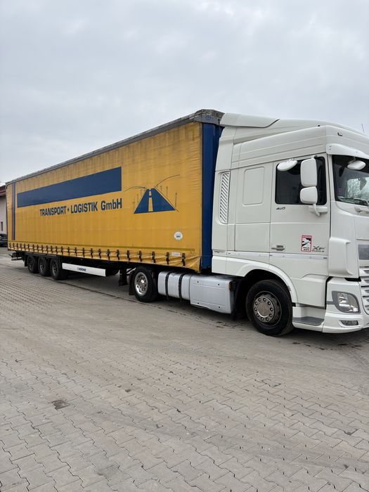 Vand Daf XF460 an fabricatie 2015 si remorca Krone extensibila 2017