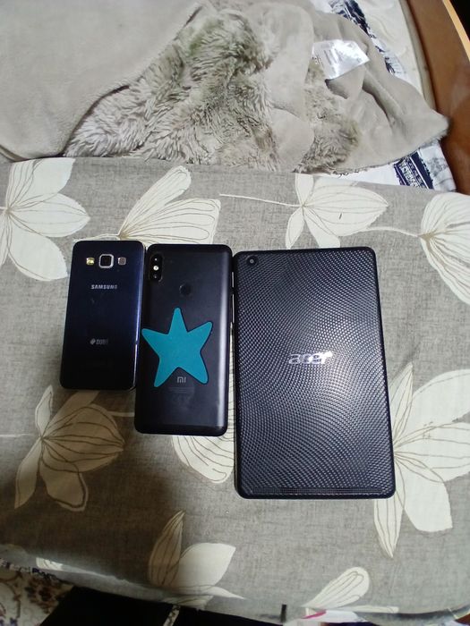 Продам самсунг дуос,редми 8 и планшет айсер нерабочий экран у всех