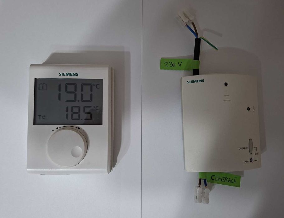 Termostat ambiental wireless Siemens RDH100RF