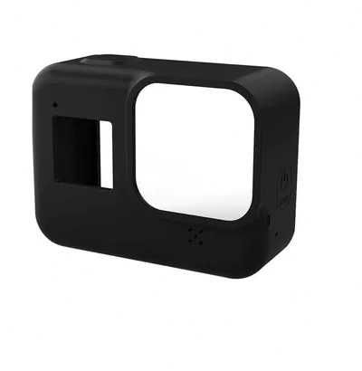 Husa silicon + folie sticla display (2) camera GoPro 8 Hero 8 Black