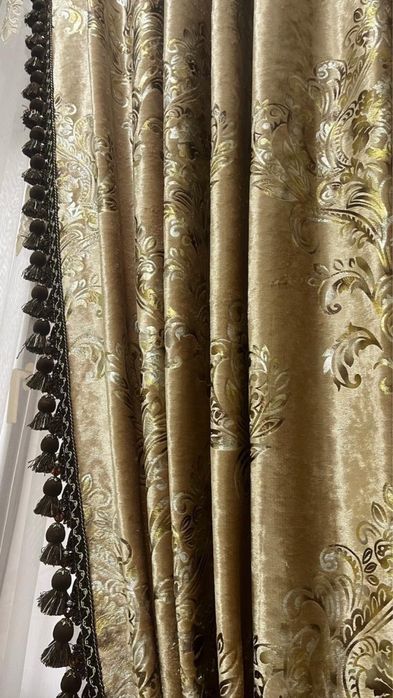 Тюль со шторами