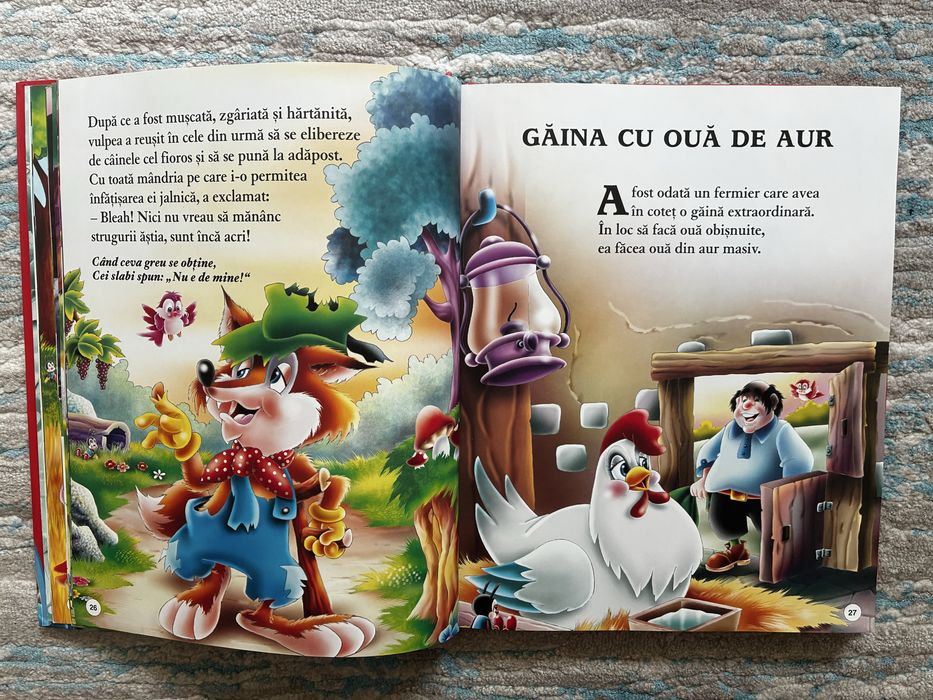 Fabulele lui Escop - lectii nemuritoare pentru copii, ilustratii incantatoare